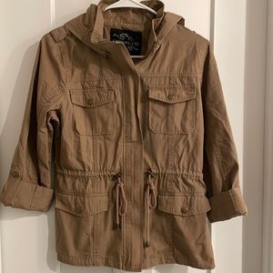 Utility Style Jacket Medium Chocolate